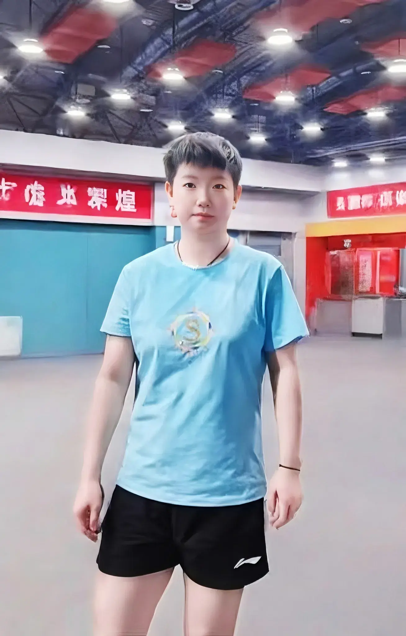 同机抵达厦, 在普陀山游, 仅孙颖莎未